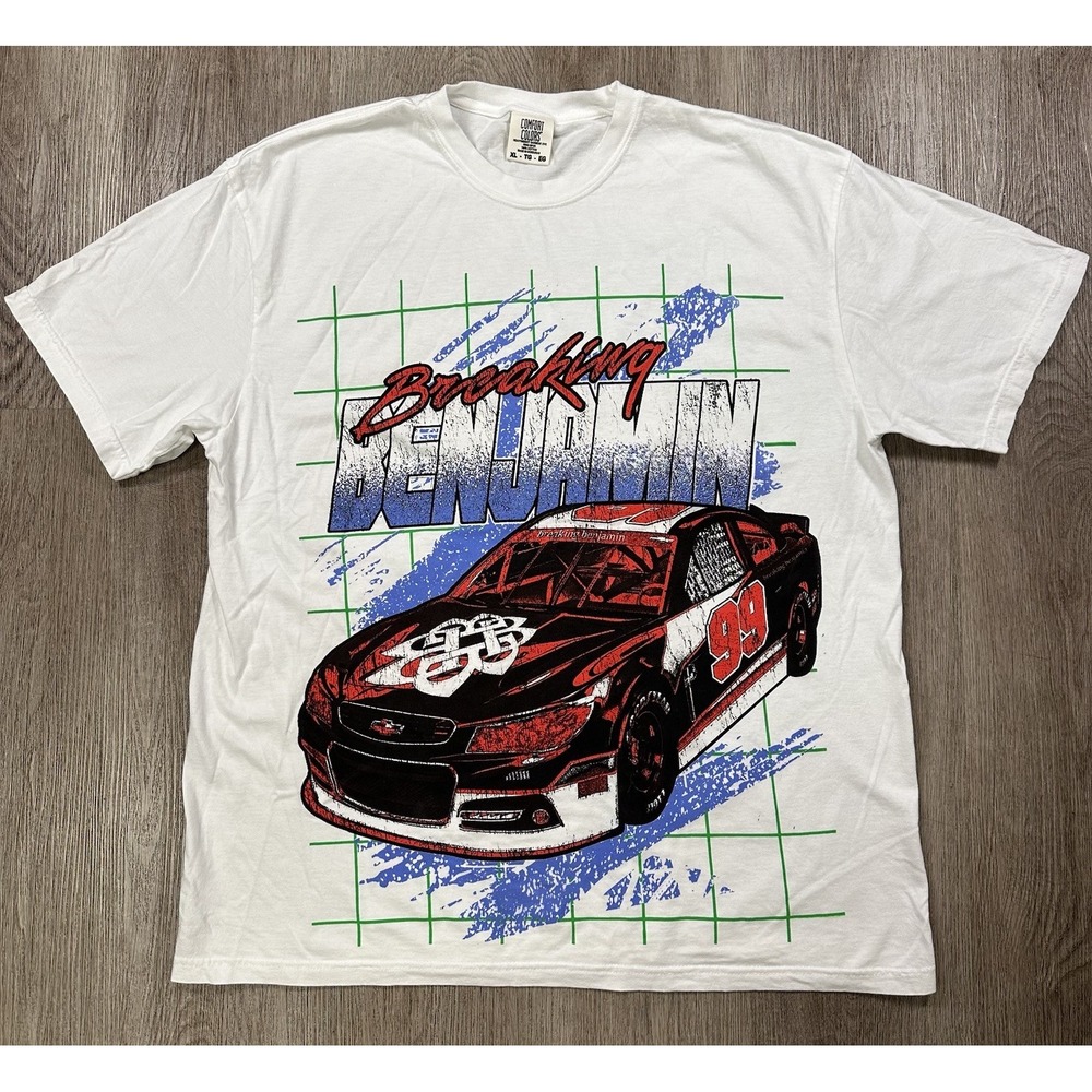 Breaking Benjamin 2024 Tour Concert Shirt Racing Car Limited Edition XL